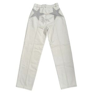 Star Pocket Straight Leg Cowboy Jeans